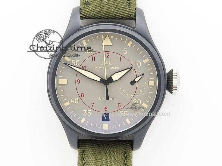 MIROTIME 0601 Lightweight Portugieser Automatic SS IW501708 APSF 1:1 Best Edition Light Blue Dial on Gray Leather Strap A 7012